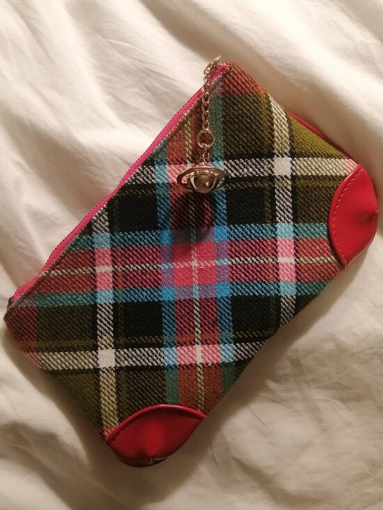 Vivienne Westwood Handbags - Vivienne Westwood Zippered Tartan Clutch/Pouch, NWOT